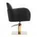 Hairdressing Chair GABBIANO MALAGA GOLD black